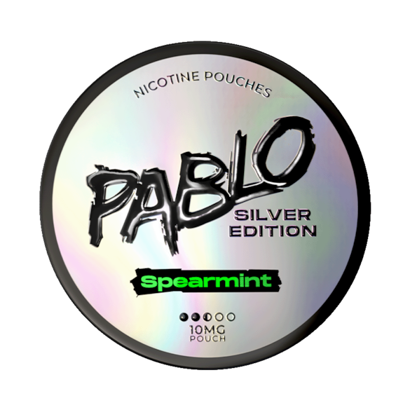 PABLO Silver Edition Spearmint 10mg