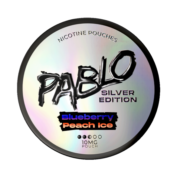 PABLO Silver Edition Blueberry Peach Ice 10mg
