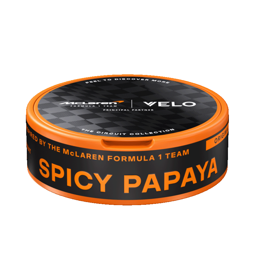 VELO McLaren Spicy Papaya 8mg from £2.99 ✓ Best price online!