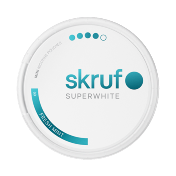 Skruf Superwhite No.60 Fresh Mint Mini 8mg