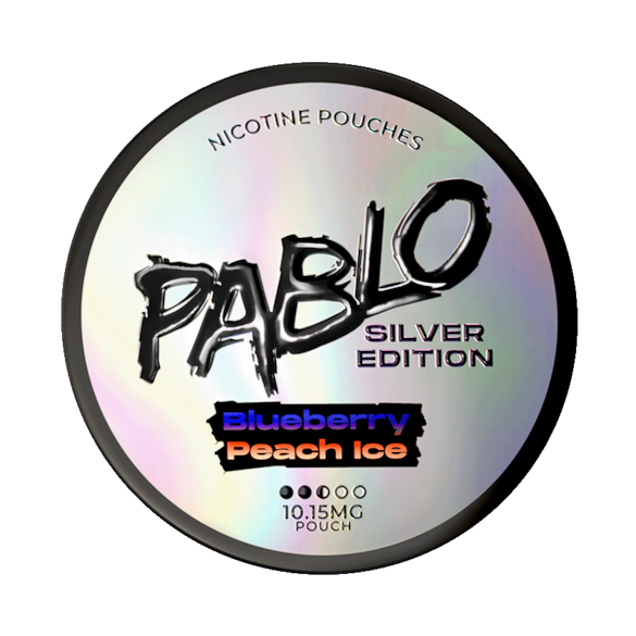 PABLO Silver Edition Blueberry Peach Ice 10.15mg