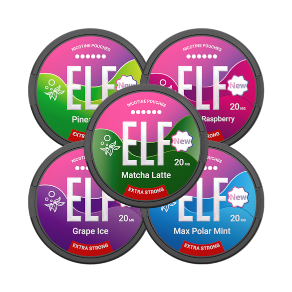 ELF Nicotine Pouches 5-pack 20mg Mixpack