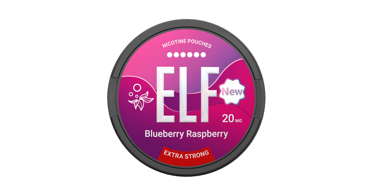 ELF Nicotine Pouches Blueberry Raspberry 20mg From £2.40 ✓ Next