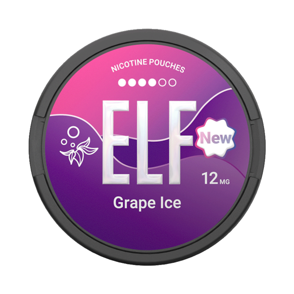 ELF Nicotine Pouches Grape Ice 12mg