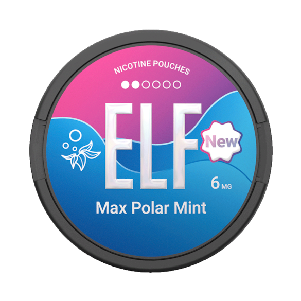 ELF Nicotine Pouches Max Polar Mint 6mg
